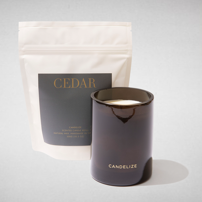 Cedar Candle & Refill