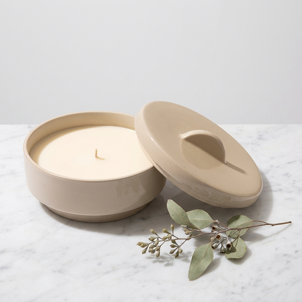 Ceramic candle
