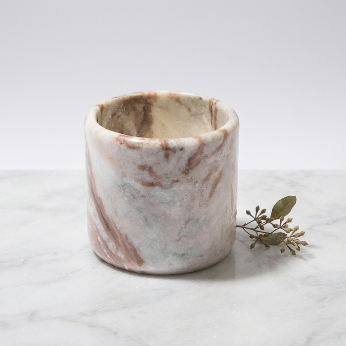 Marble stone  candle