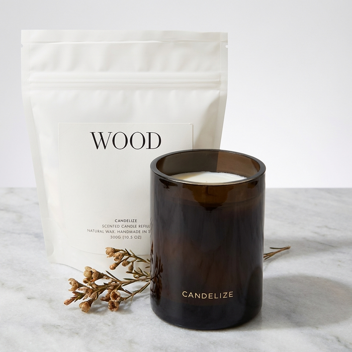 WOOD Candle & Refill
